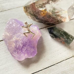 Sterling Silver Climbing Man Ear Cuff